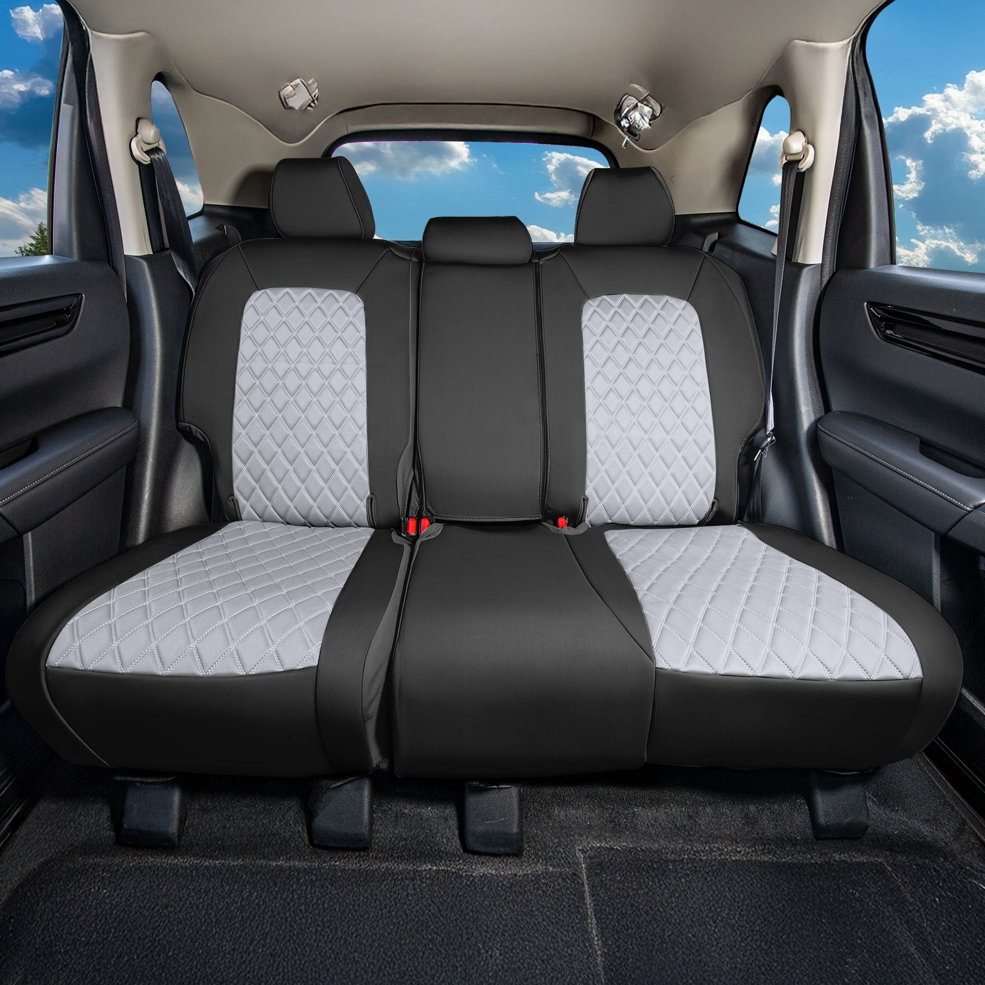 Honda CR-V 2023 - 2026 - Rear Set Seat Covers - Gray Ultraflex Neoprene