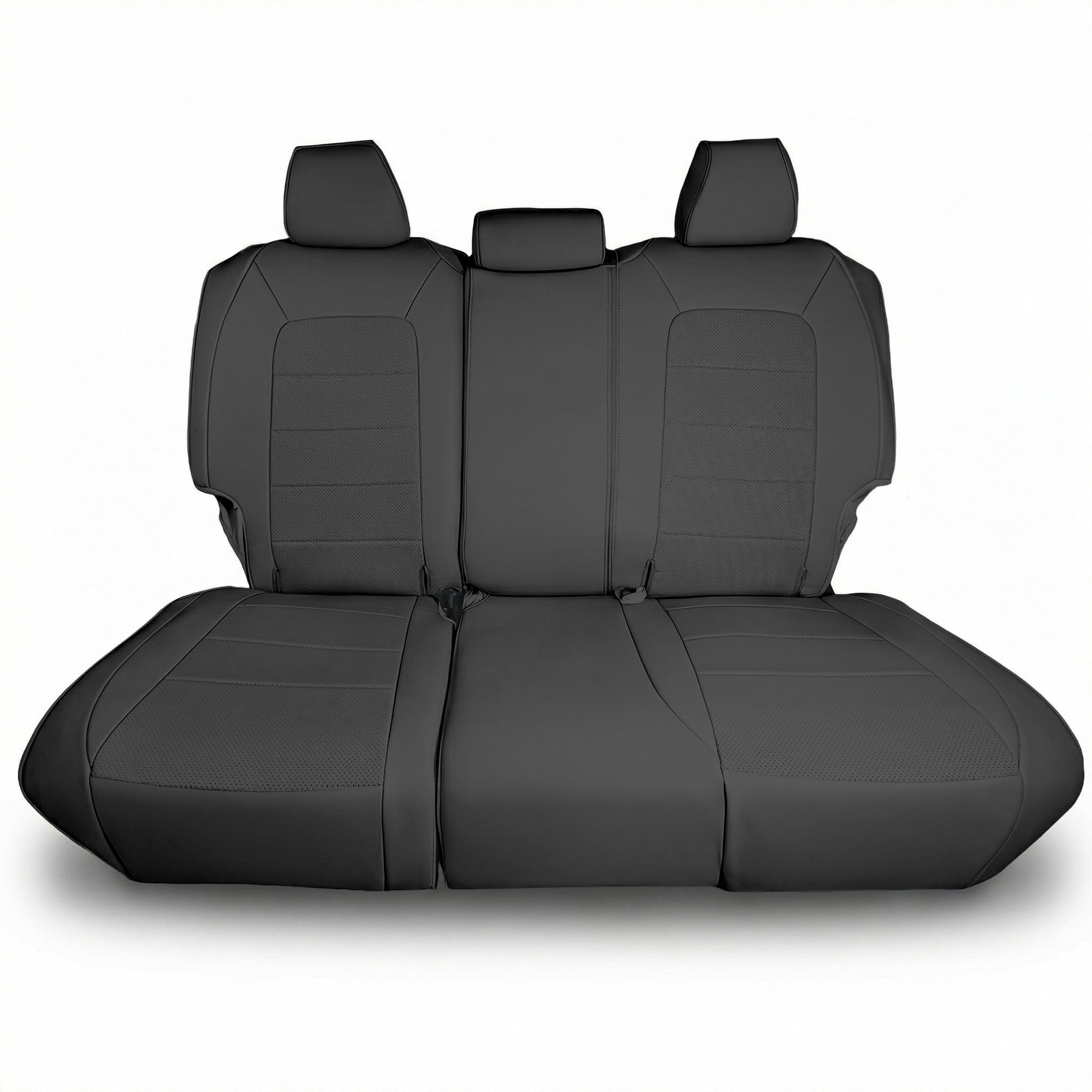 Honda CR-V 2023 - 2026 - Rear Set Seat Covers - Black Faux Leather