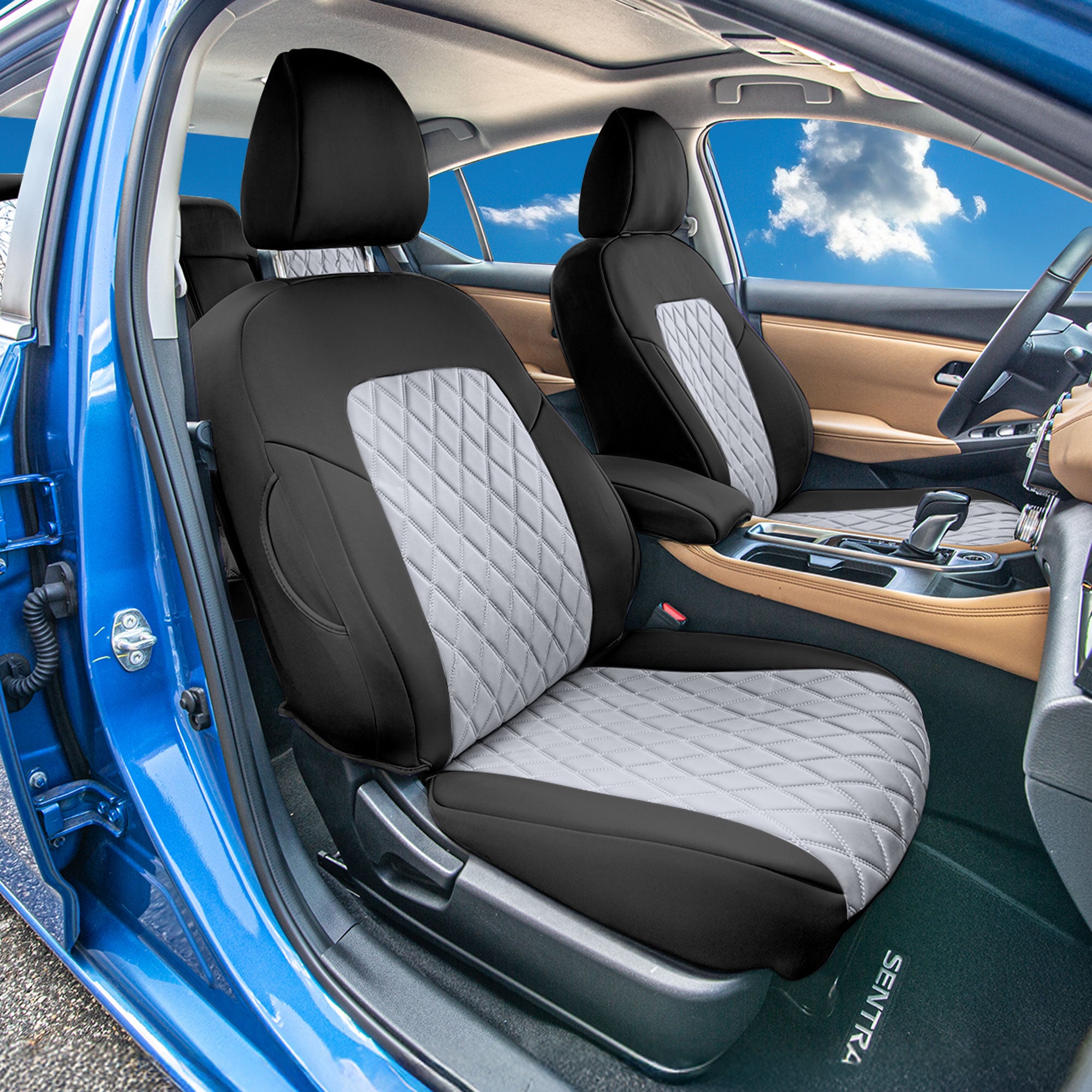 Nissan Sentra 2020 - 2026 - Full Set Covers - Gray Ultraflex Neoprene