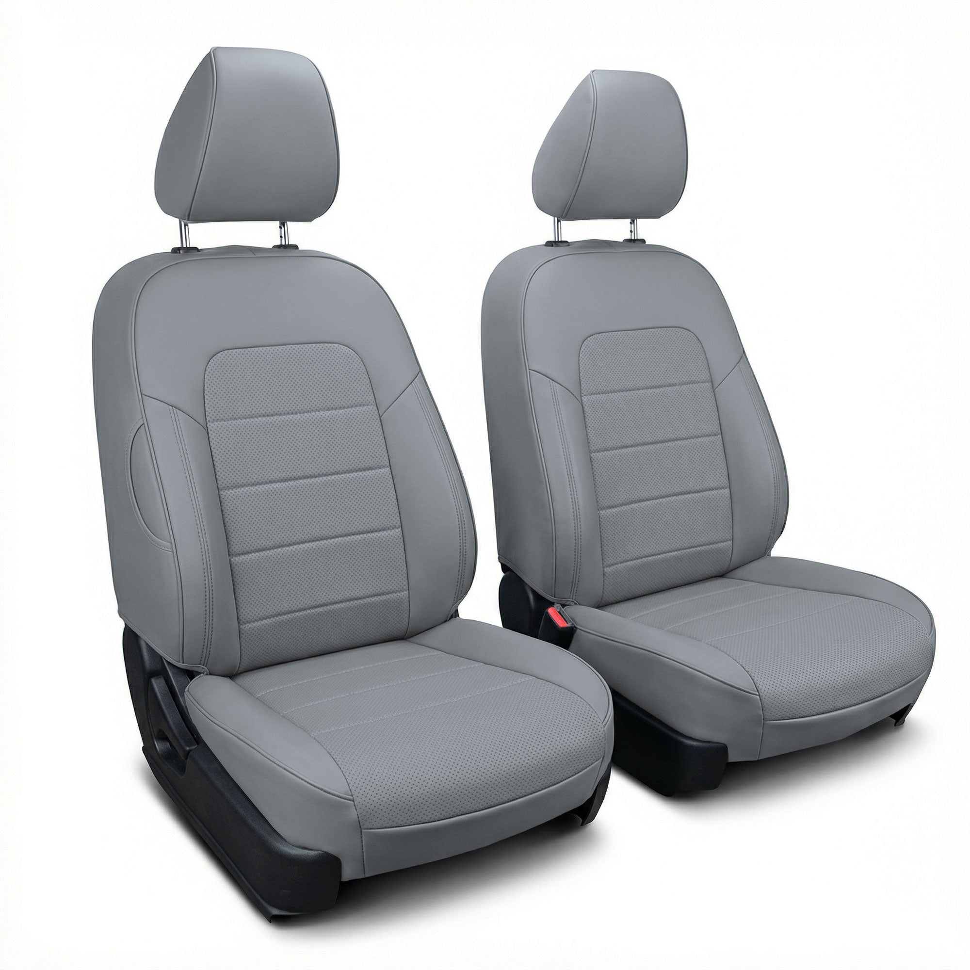 Nissan Sentra 2020 - 2026 - Front Set Covers - Solid Gray Faux Leather