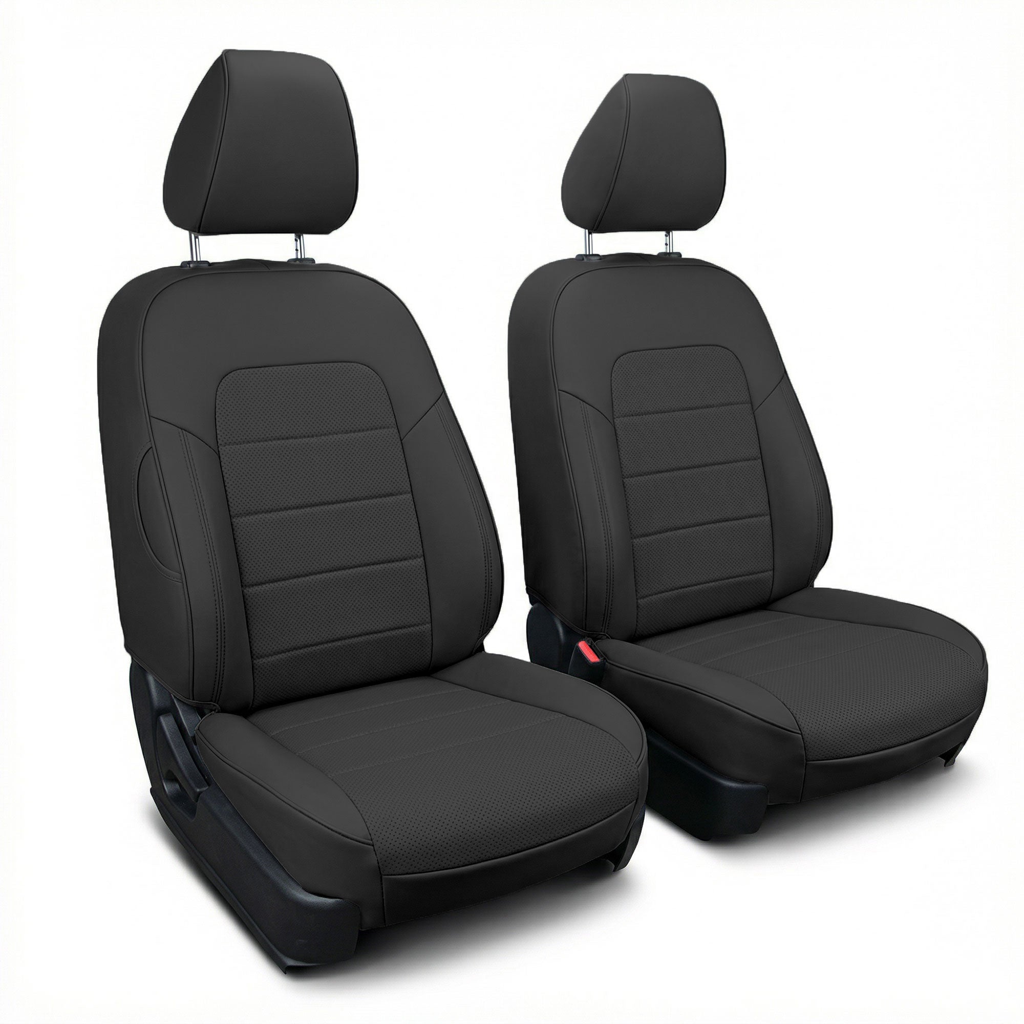 Nissan Sentra 2020 - 2026 - Front Set Covers - Black Faux Leather