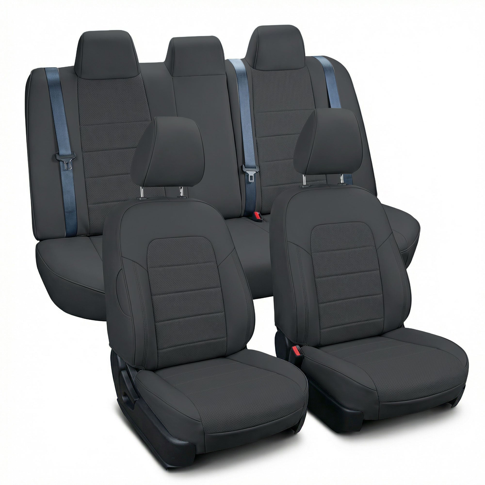 Nissan Sentra 2020 - 2026 - Full Set Covers - Black Faux Leather