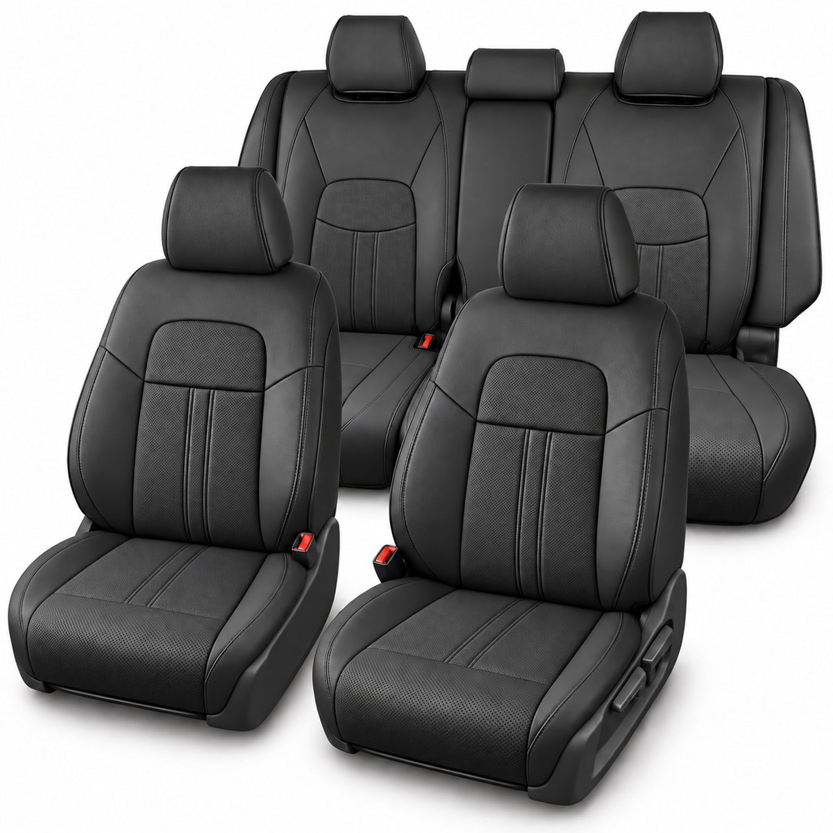 Honda HR-V 2023 - 2026 - Full Set Covers - Black Faux Leather