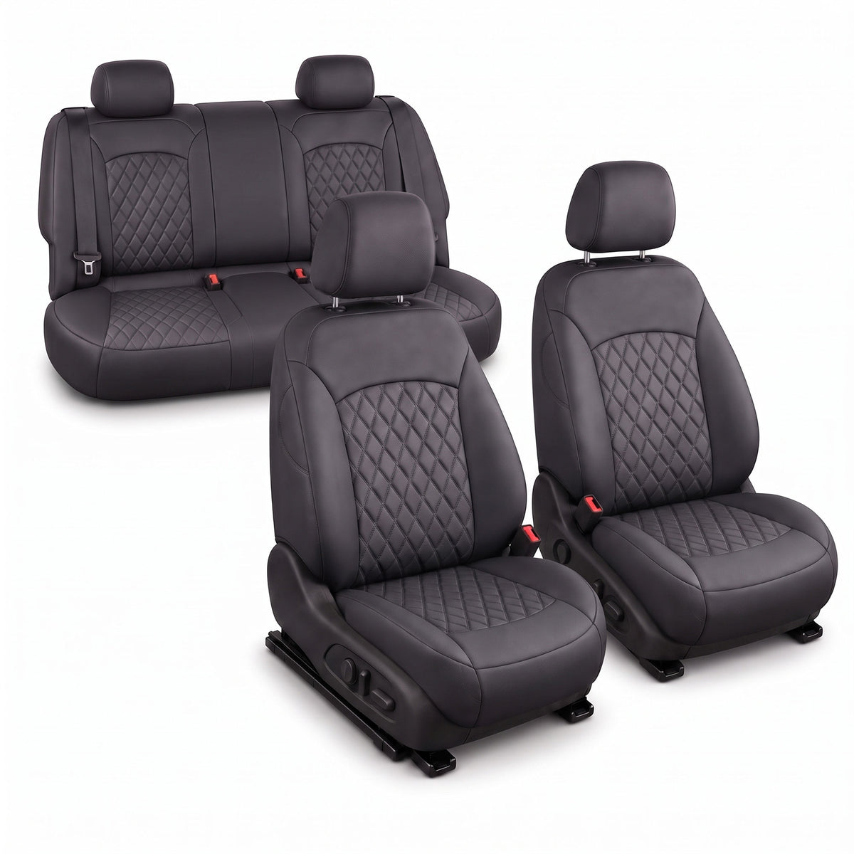 Chevrolet Malibu 2016–2025 - Full Set Covers - Black Ultraflex Neoprene