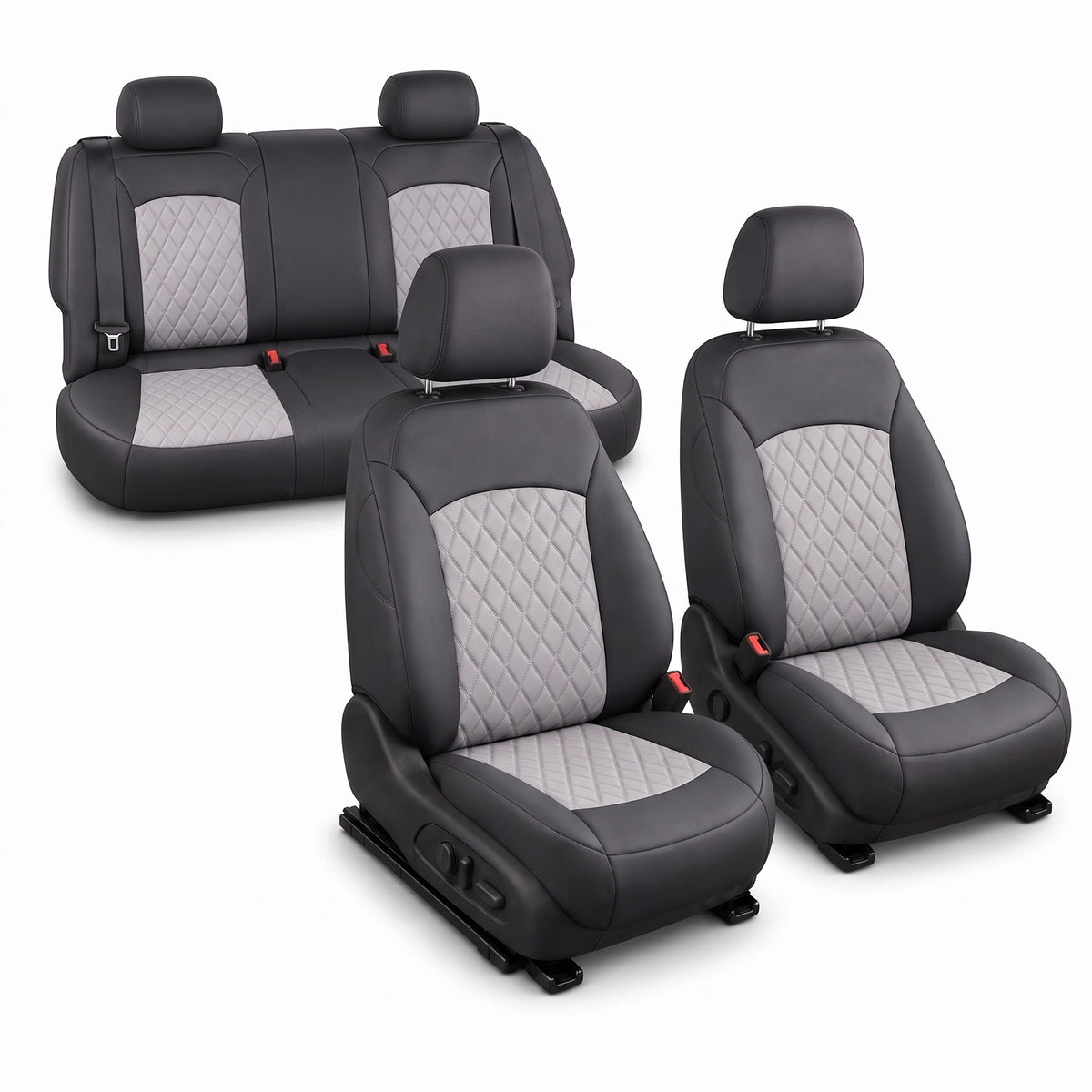 Chevrolet Malibu 2016-2025 - Full Set Covers - Gray Ultraflex Neoprene