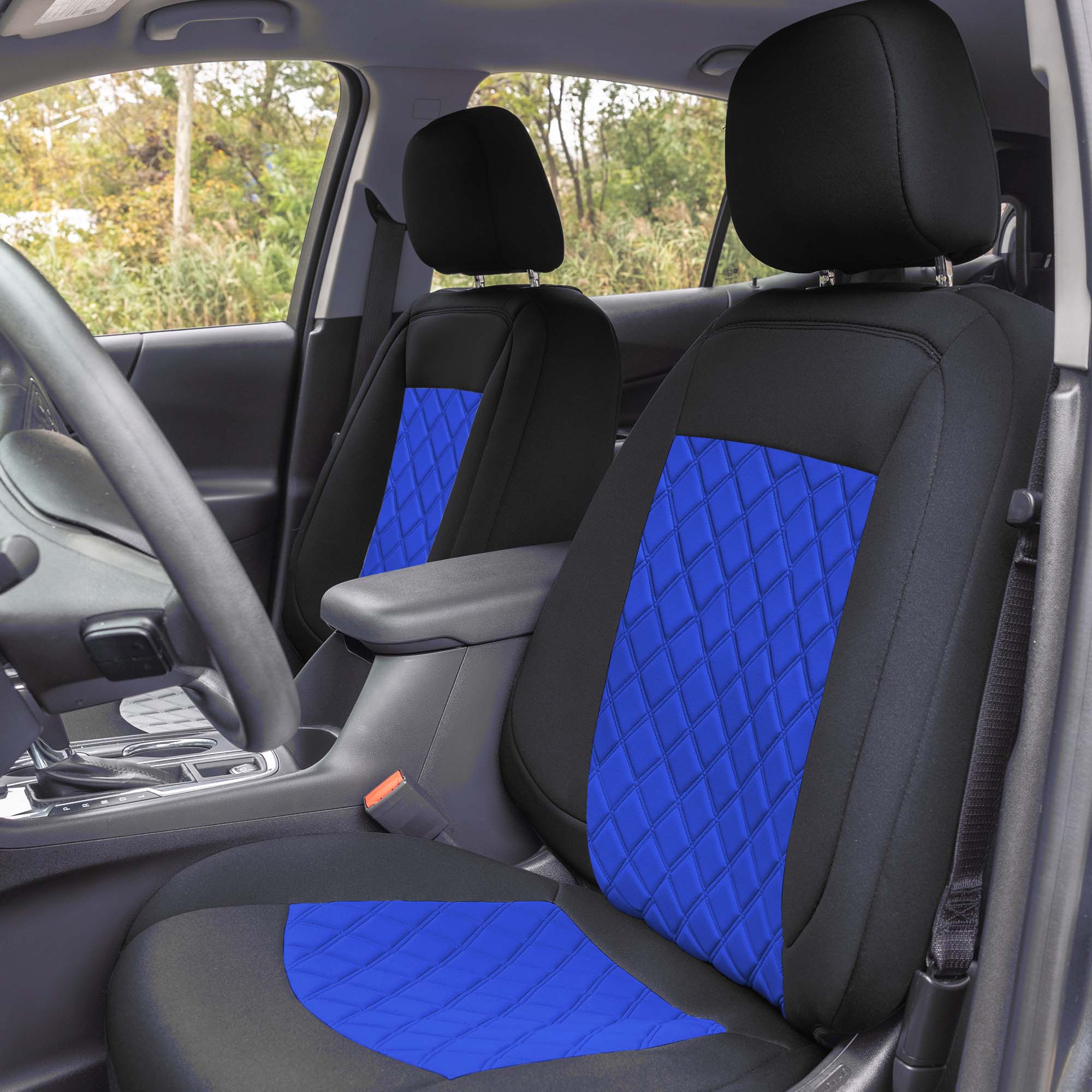 Chevy Equinox 2018-2021 - Front Set Seat Covers - Blue Neoprene