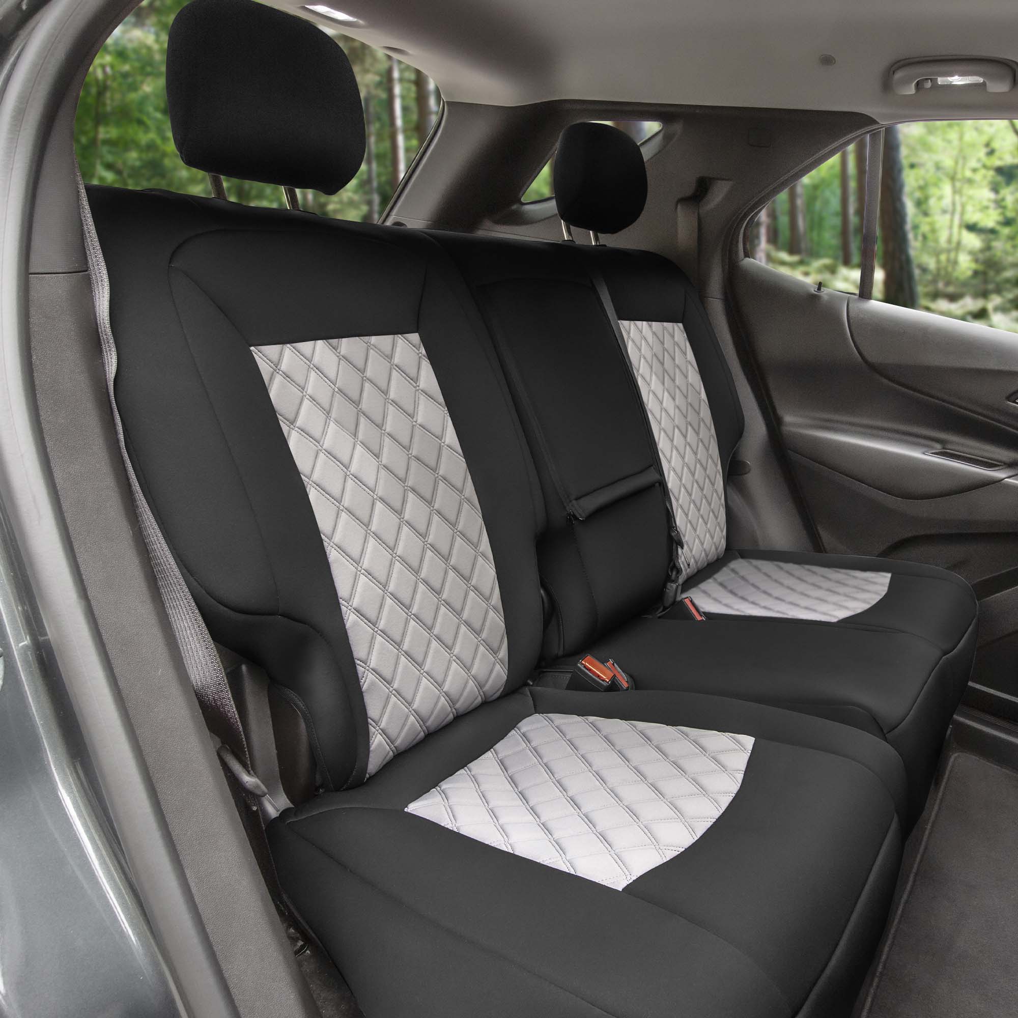 Chevy Equinox 2018-2021 - Rear Set Seat Covers -  Gray Neoprene
