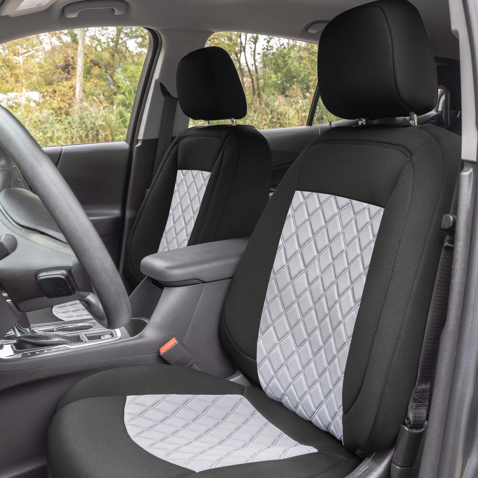 Chevy Equinox 2018-2023 - Front Set Seat Covers - Gray Ultraflex Neoprene