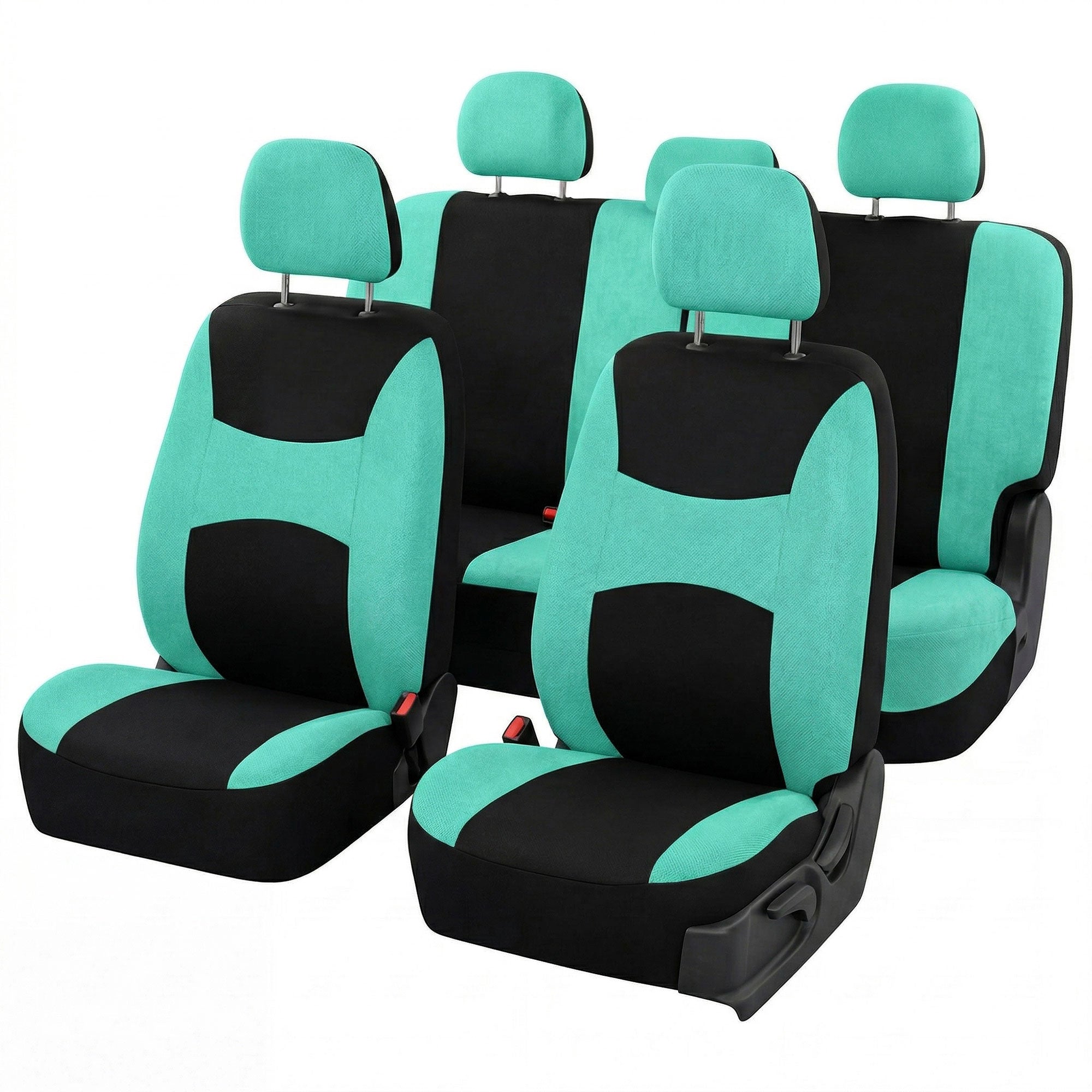 Light & Breezy Flat Cloth Seat Covers - Full Set Mint