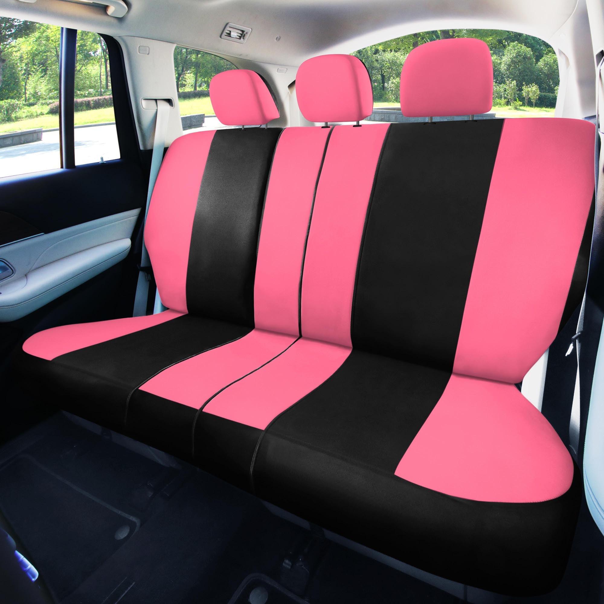 Light & Breezy Flat Cloth Seat Covers - Rear Pink