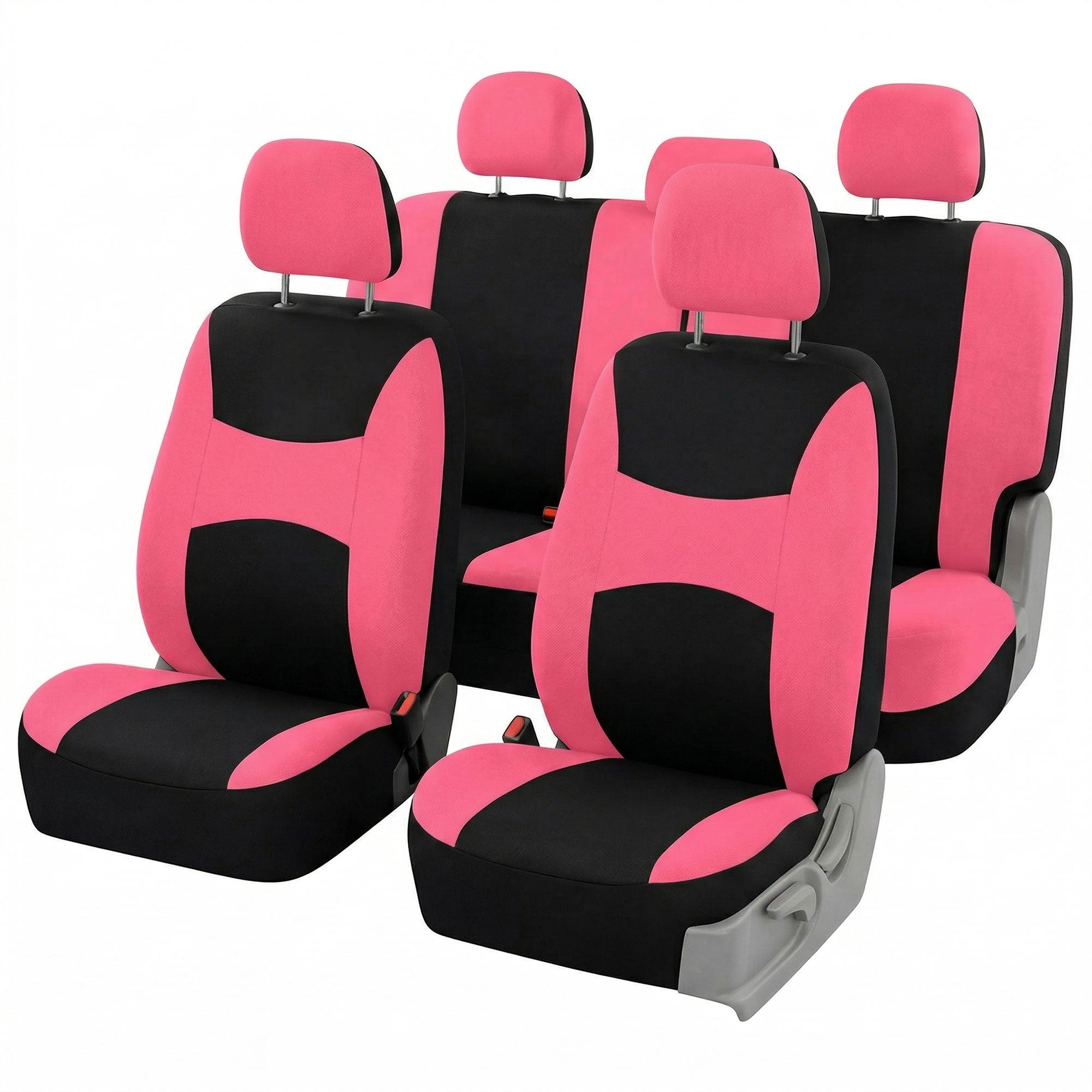 Light & Breezy Flat Cloth Seat Covers - Full Set Pink
