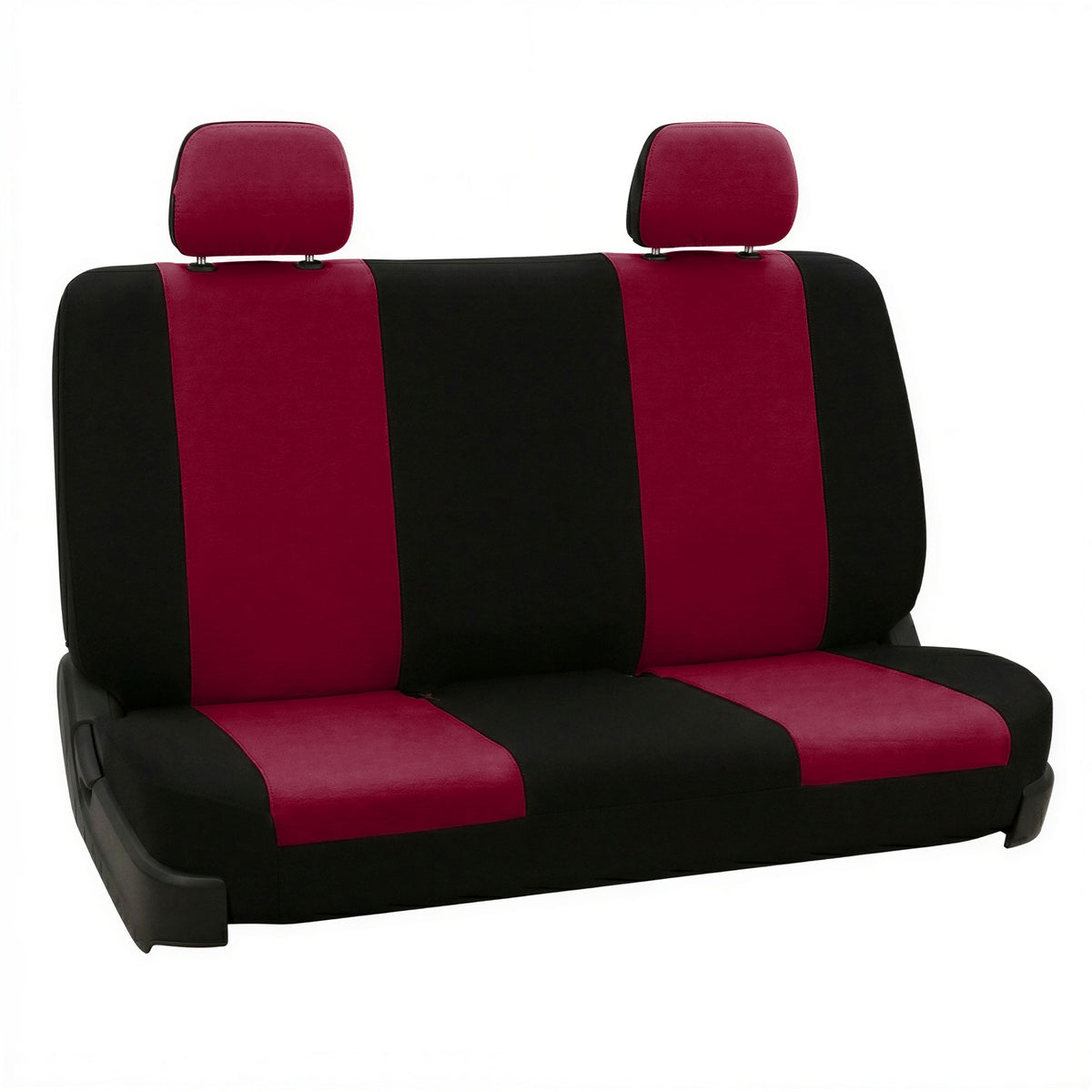 Flat Cloth Seat Covers - Rear Burgundy