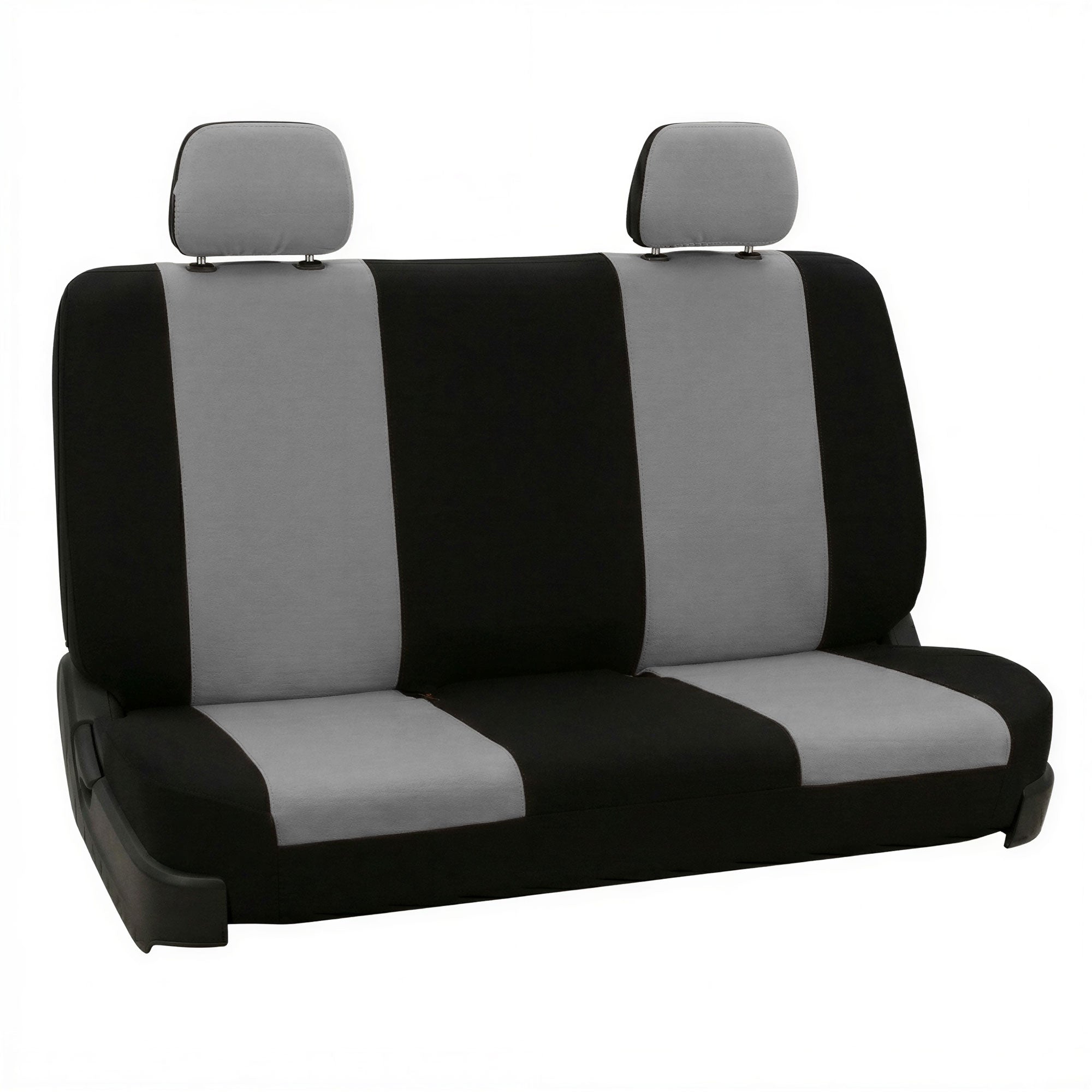 Flat Cloth Seat Covers - Rear Gray