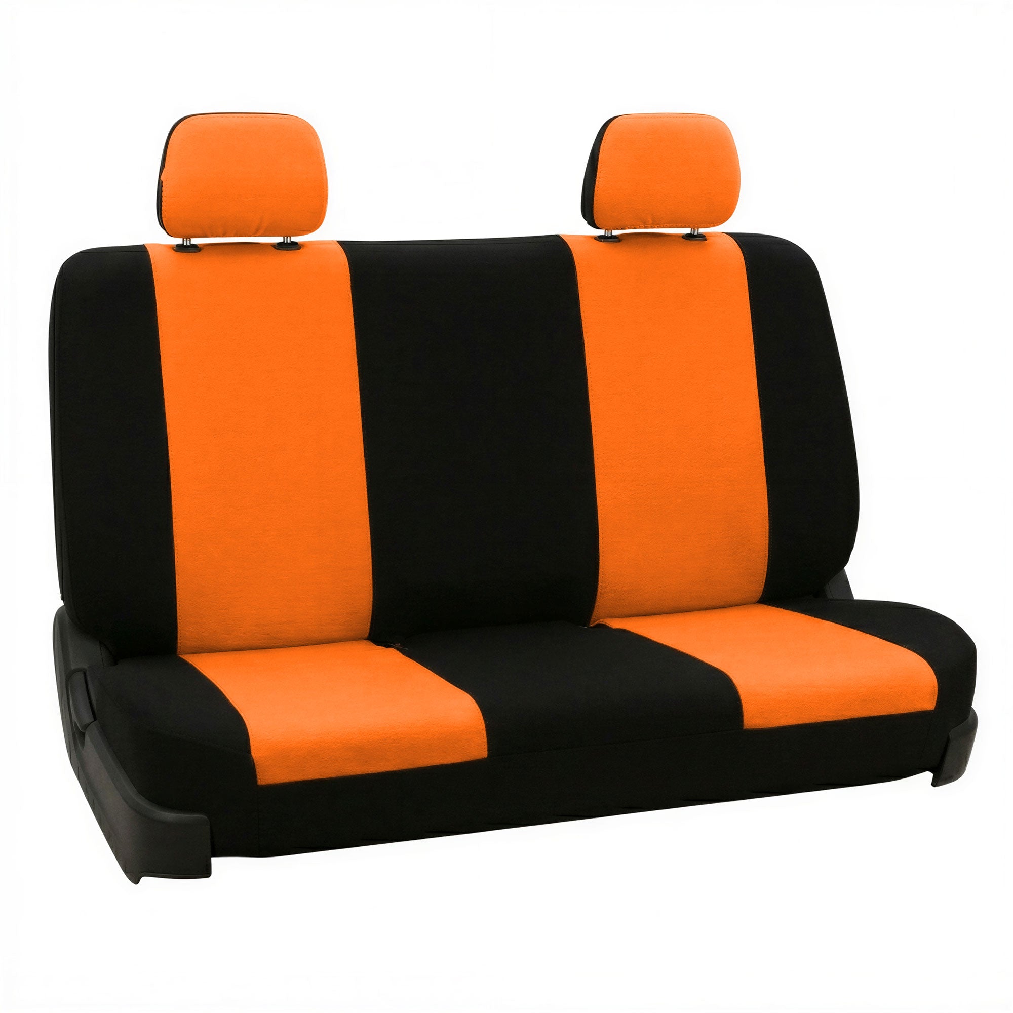 Flat Cloth Seat Covers - Rear Orange