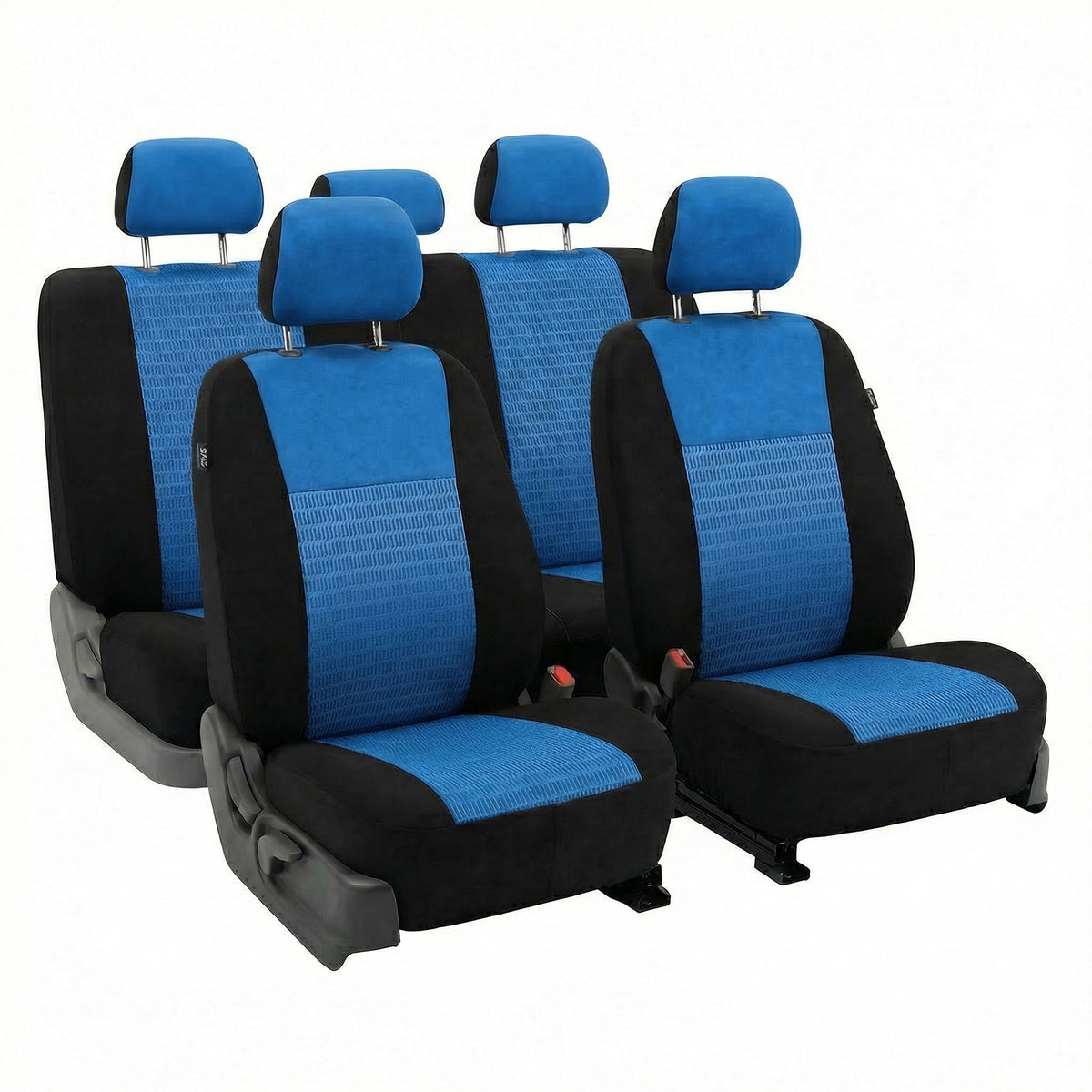 Trendy Elegance 3D Air Mesh Seat Covers - Full Set Blue