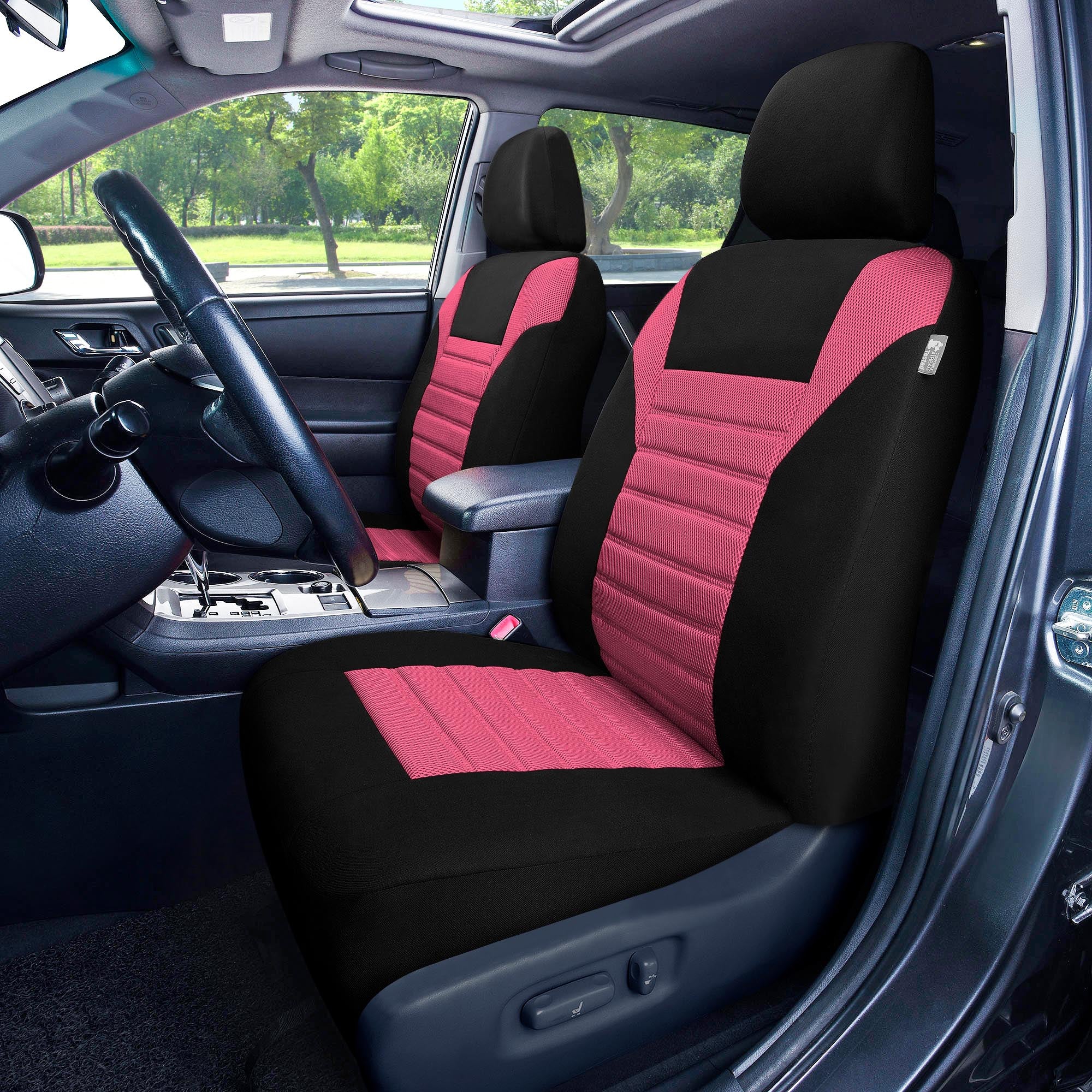 Premium 3D Air Mesh Seat Covers - Full Set Pink