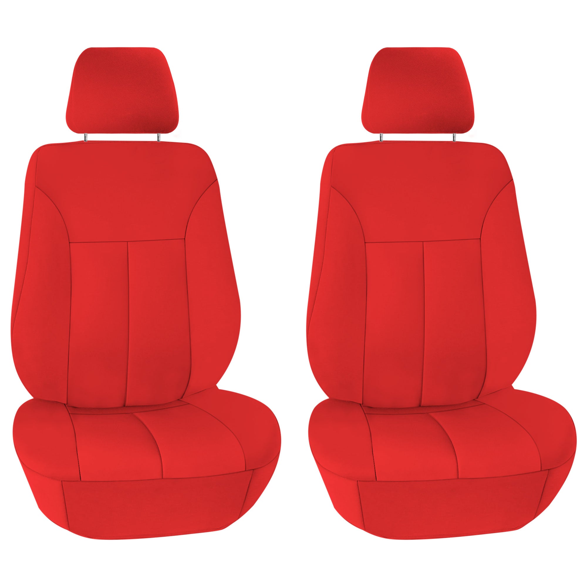 Ultraflex Neoprene Seat Covers - Front Set Solid Red