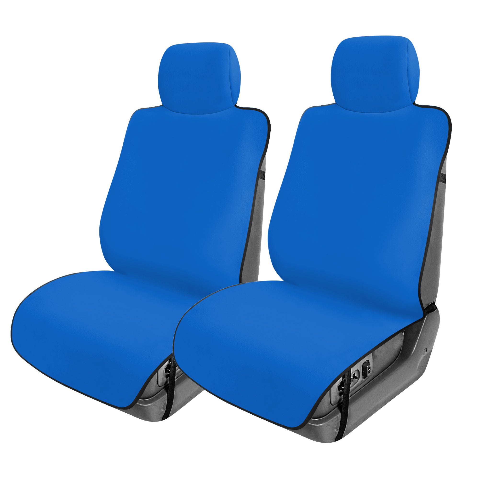 FH Group Easy Roll-Out Car Seat Protector - 2pc Blue Neoprene