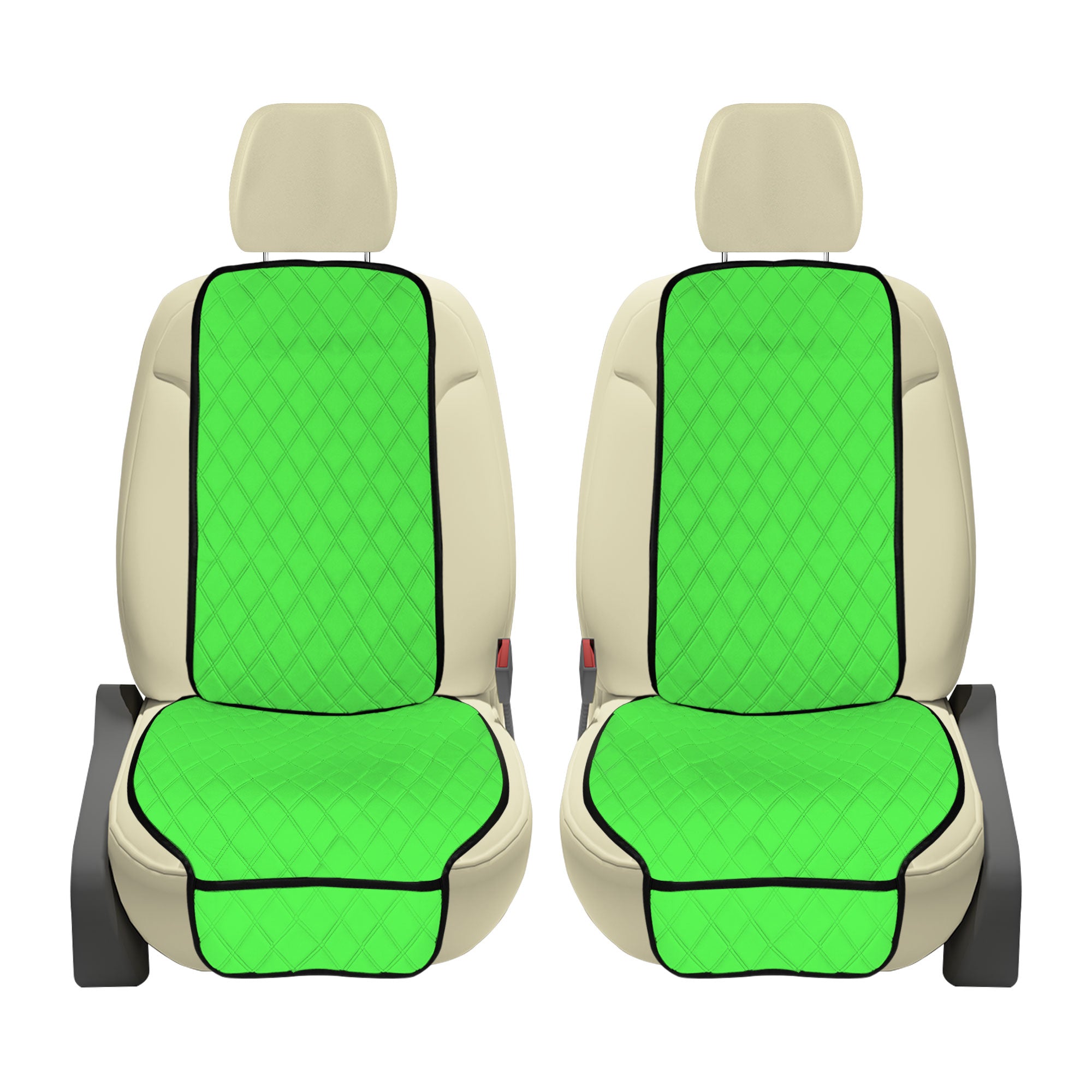 NeoSupreme Seat Protectors - Front Set - 2pc Solid Green