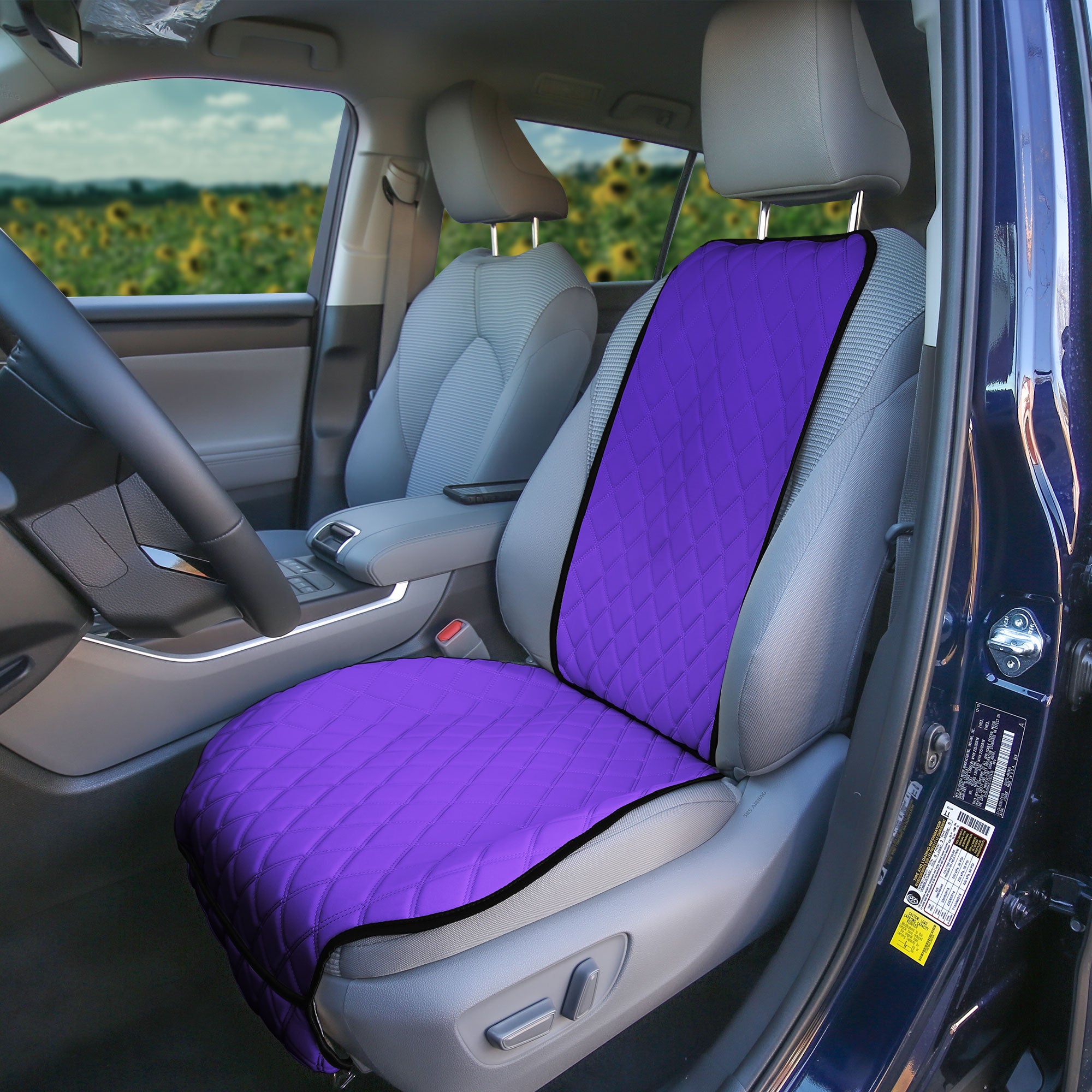 NeoSupreme Seat Protectors - Front Set - 2pc Solid Purple