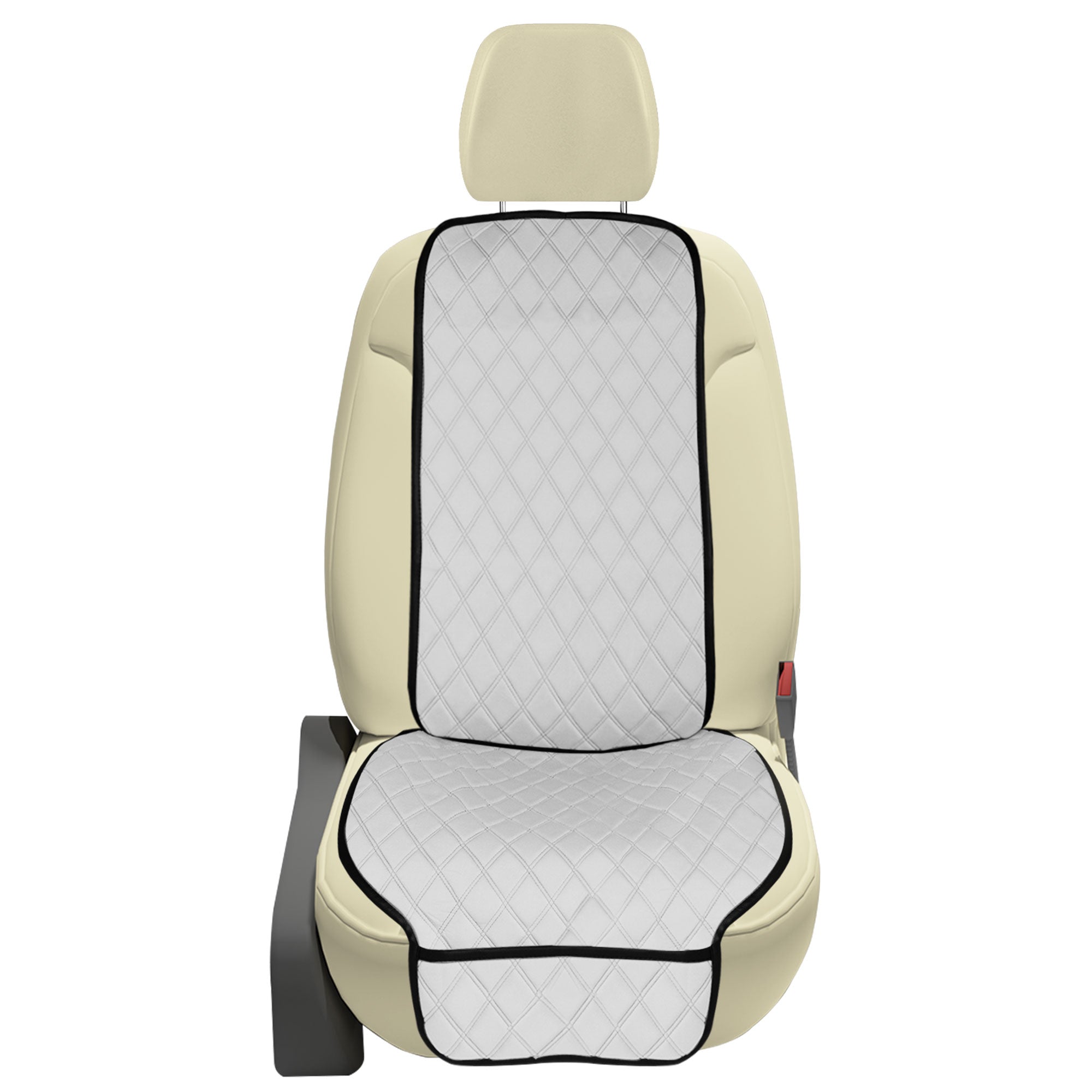 NeoSupreme Seat Protectors - Front Set - 1pc Solid White