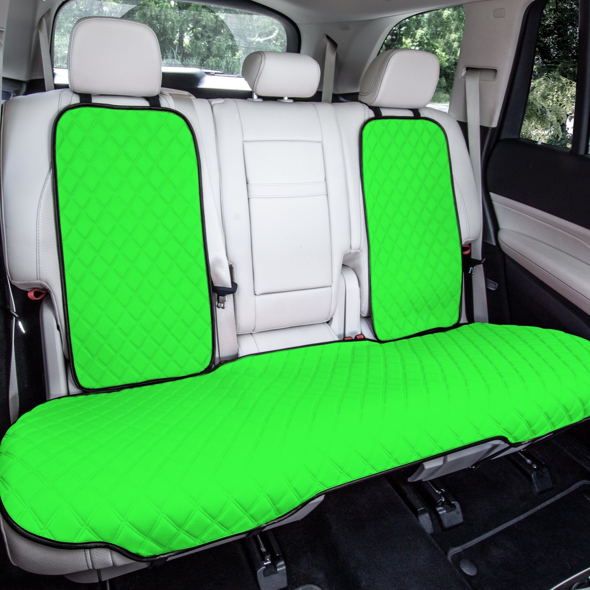Neosupreme Seat Protectors - Rear Set Green