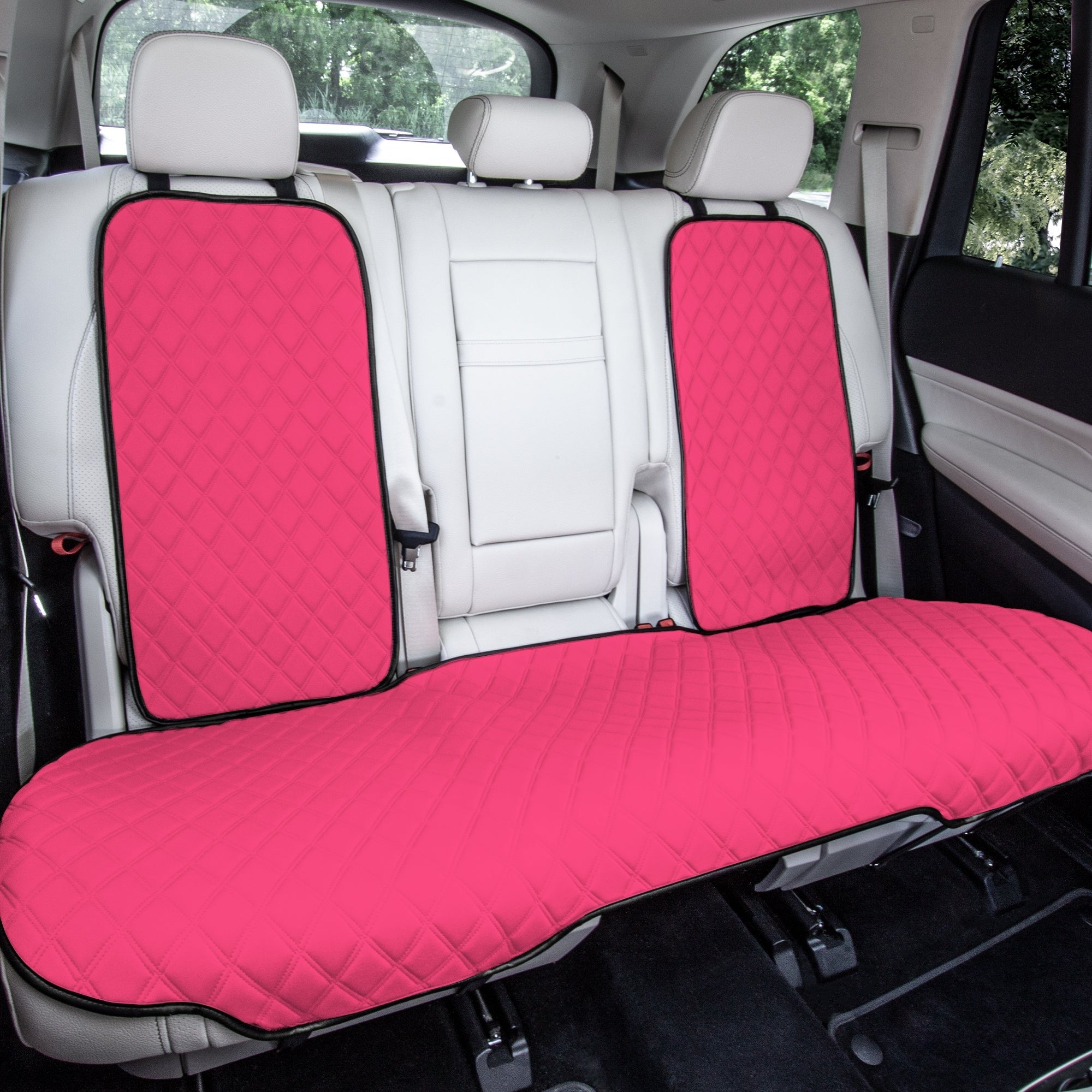Neosupreme Seat Protectors - Rear Set Pink