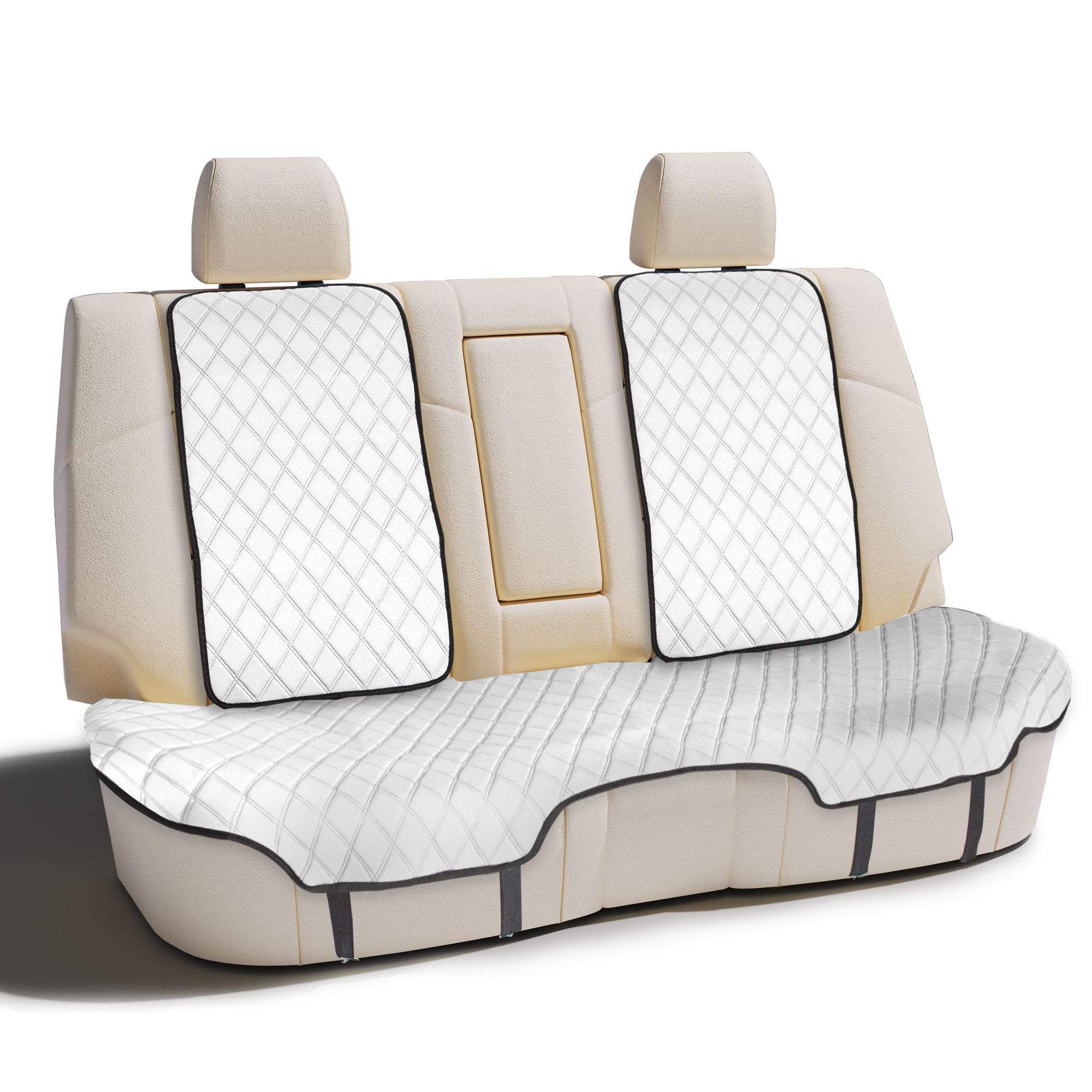 Neosupreme Seat Protectors - Rear Set White