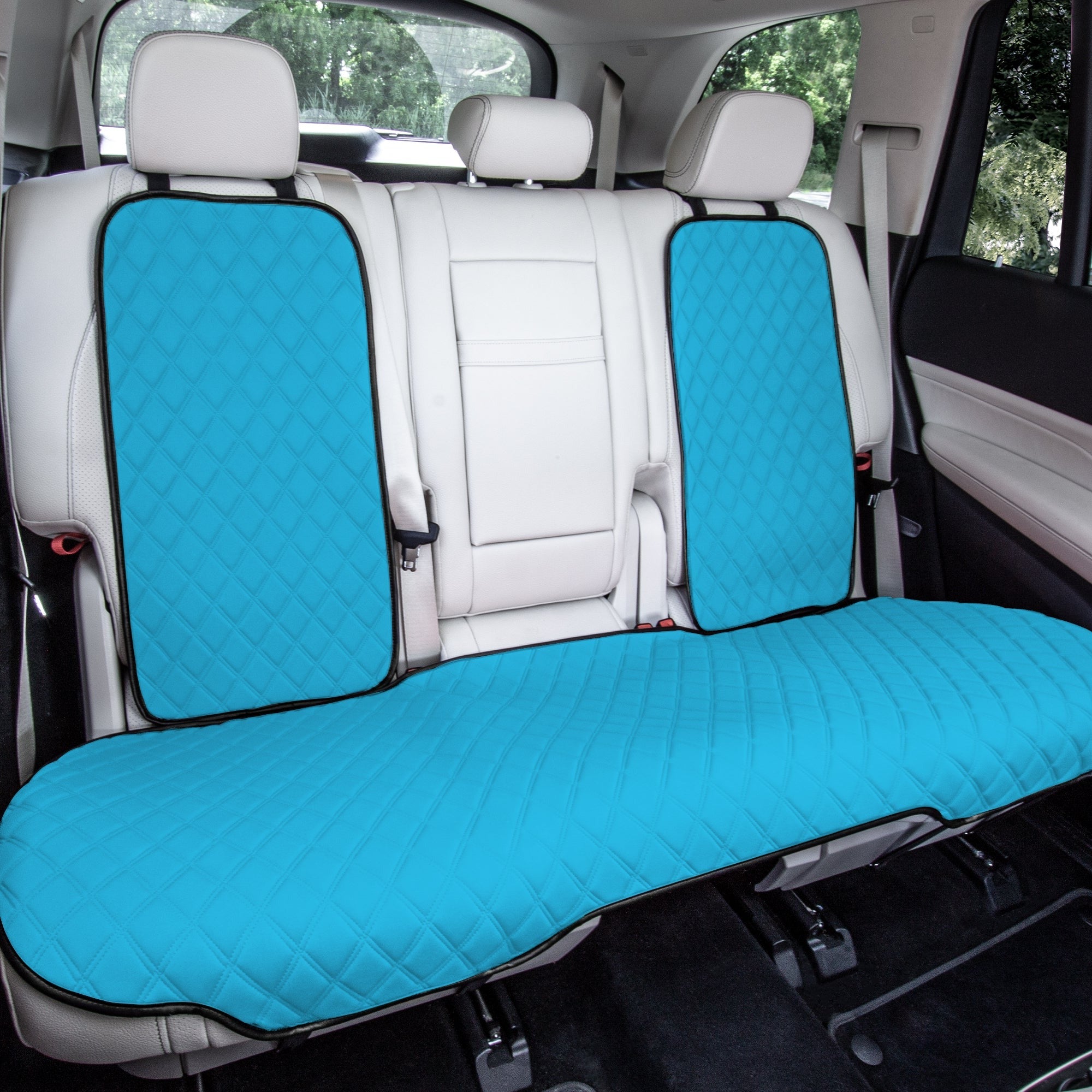 Neosupreme Seat Protectors - Rear Set Aqua