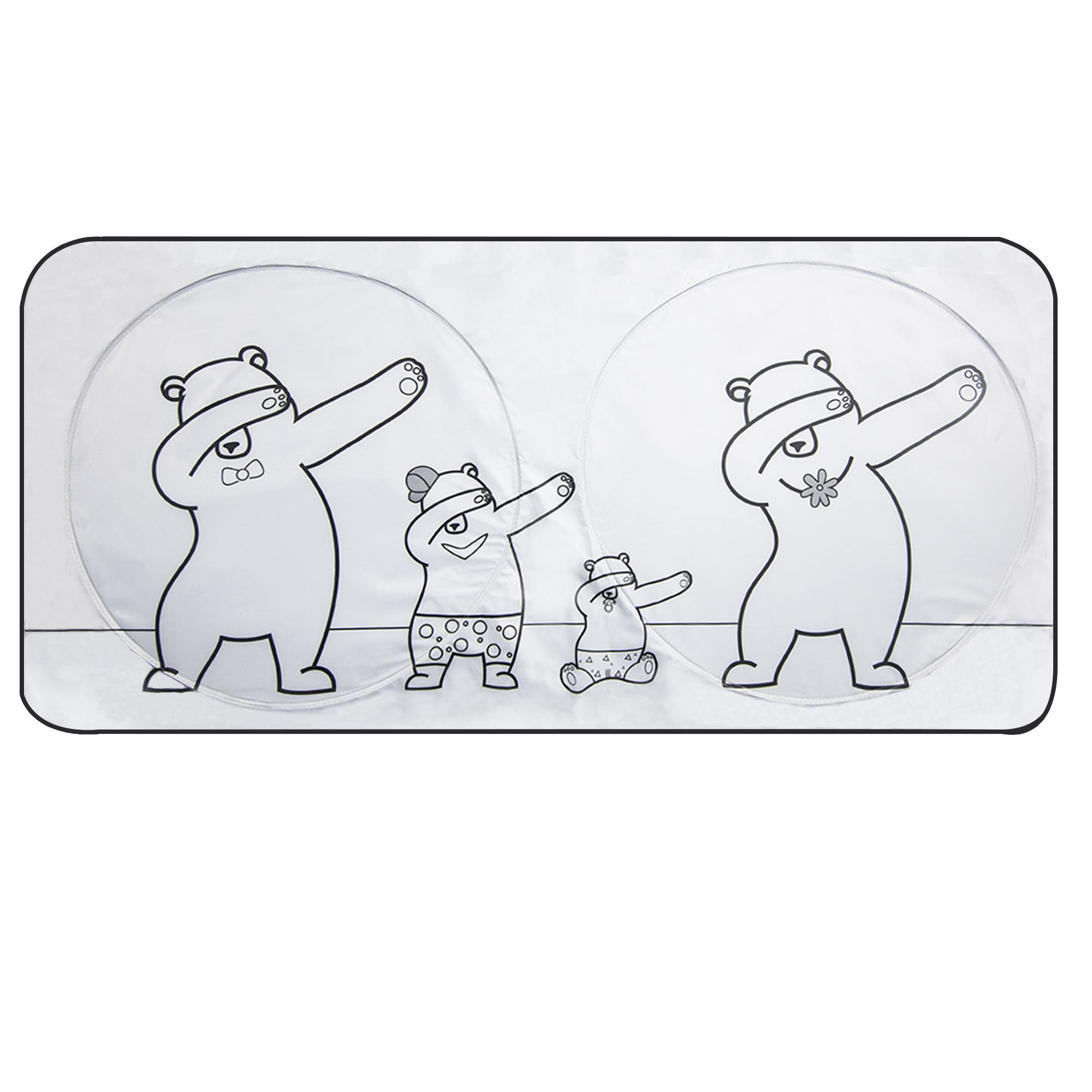 Dancing Bears Car Windshield Sun Shade M