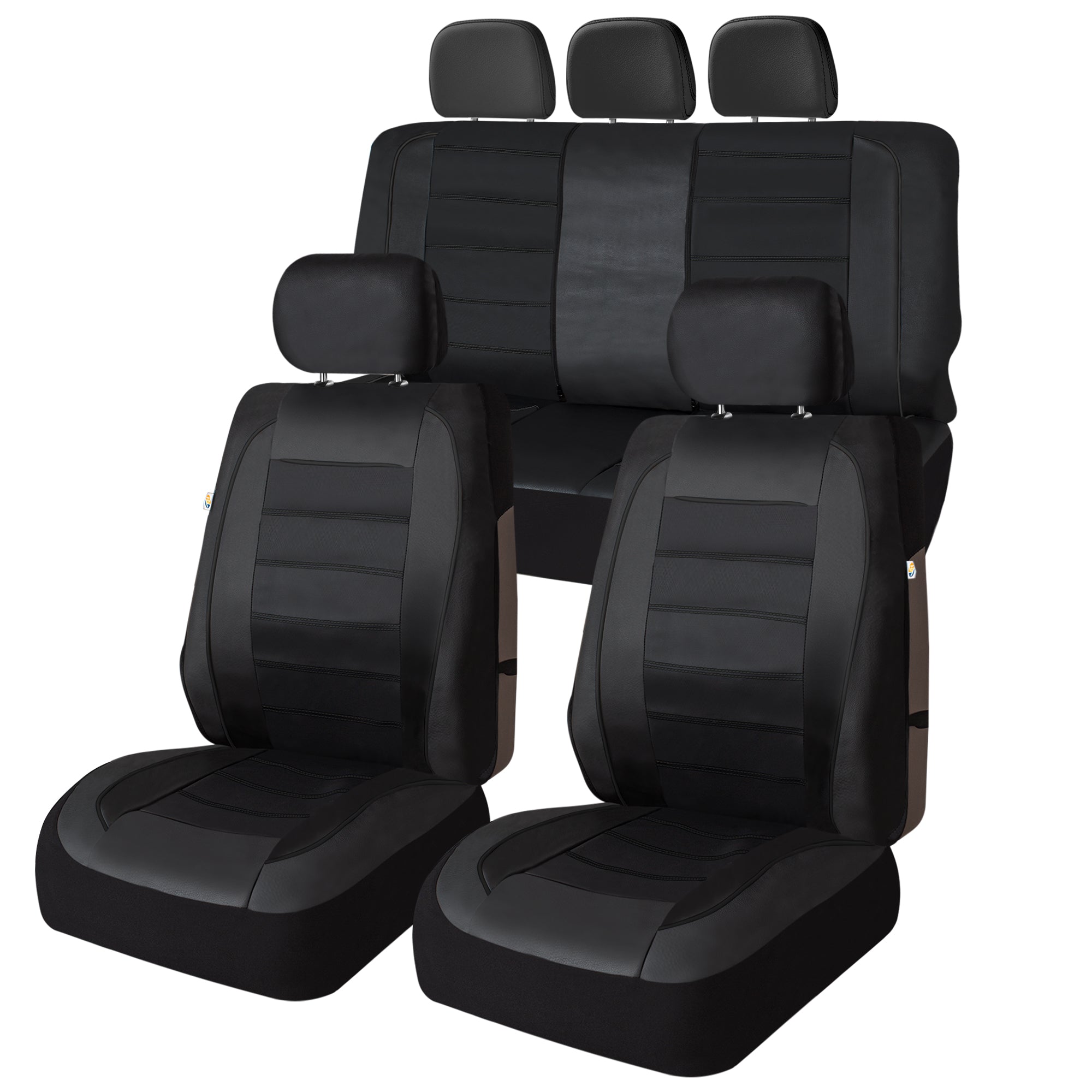 Premier Leatherette Seat Covers - Full Set - Black