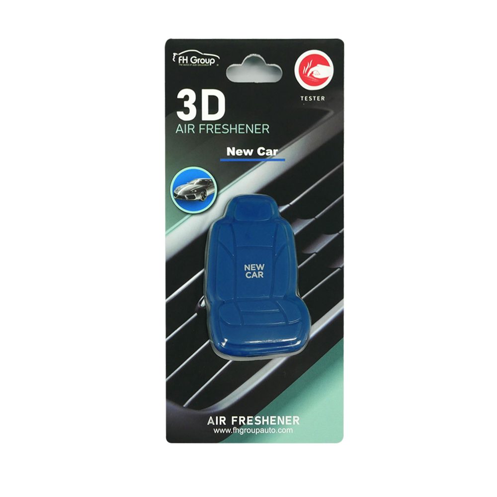 Clip On 3D Air Freshener- 10PK Dark Blue
