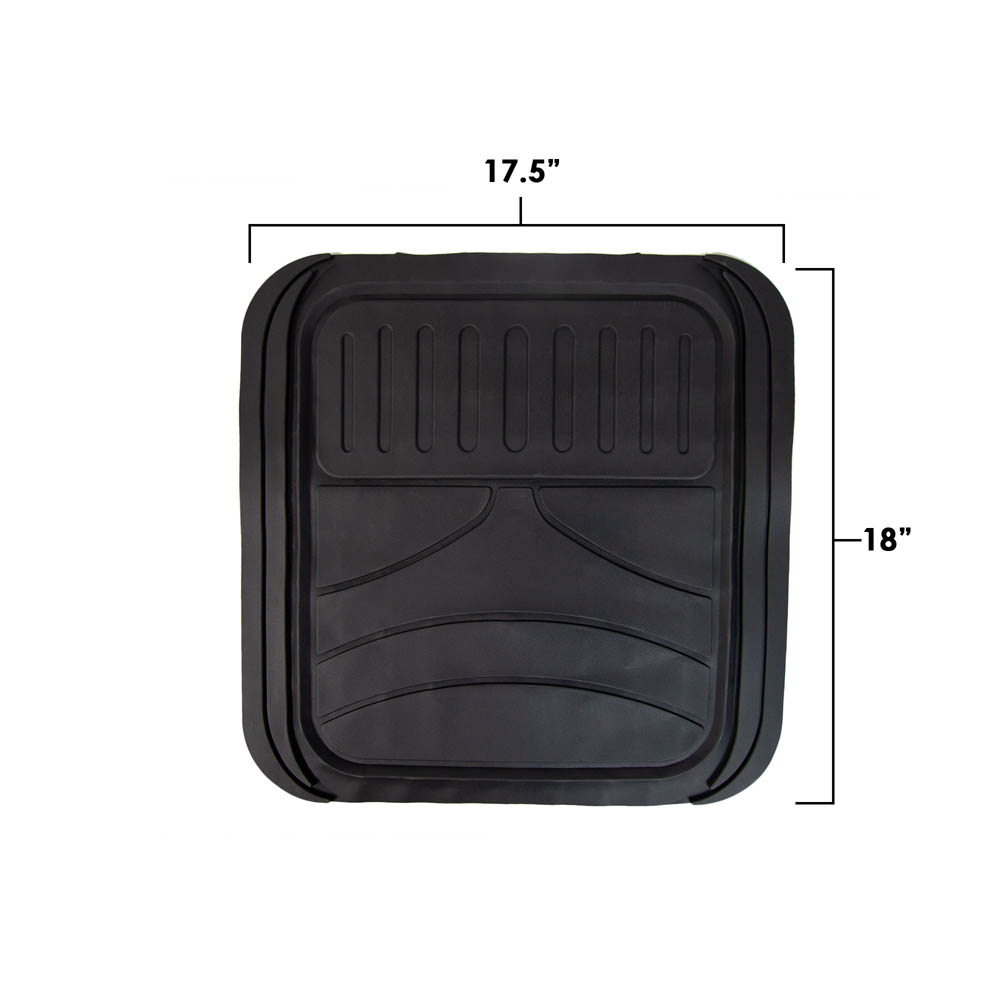 Trimmable ClimaProof Monster Eye Non-Slip Rubber Floor Mats - Full Set Beige