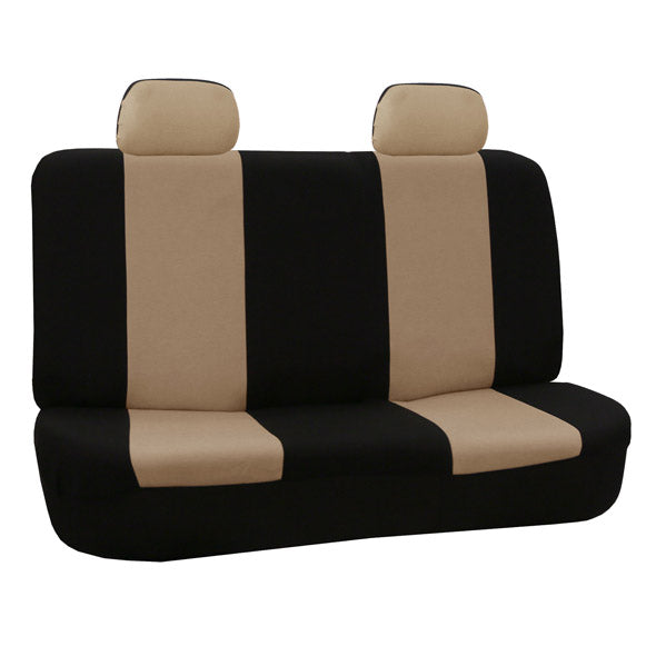 Flat Cloth Seat Covers - Rear Beige