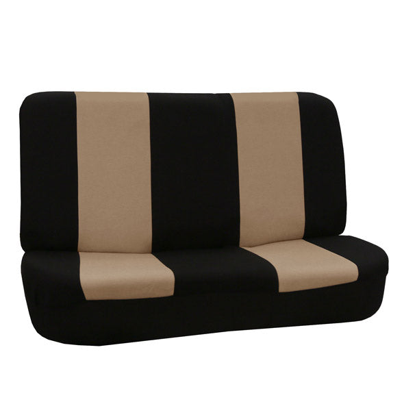 Flat Cloth Seat Covers - Rear Beige