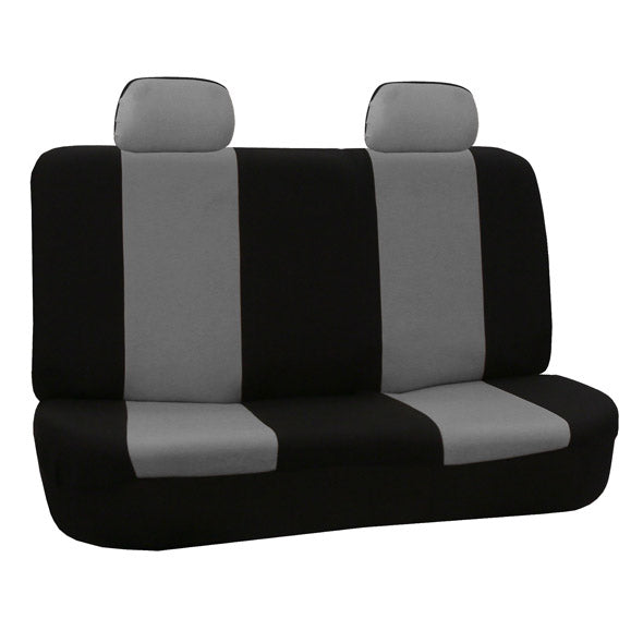 Flat Cloth Seat Covers - Rear Gray