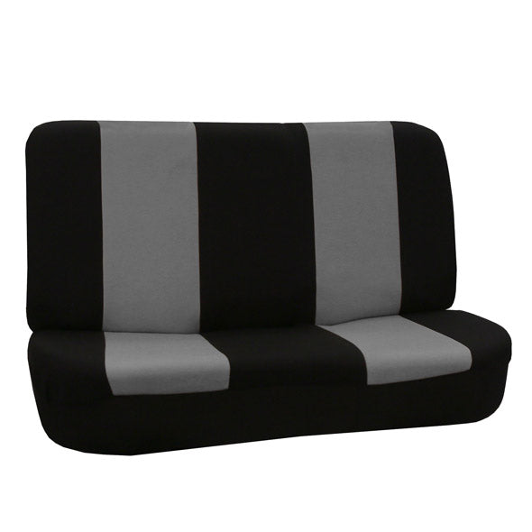 Flat Cloth Seat Covers - Rear Gray