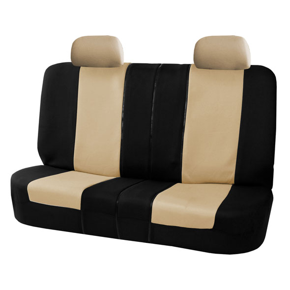 Multifunctional Flat Cloth Seat Covers - Rear Beige