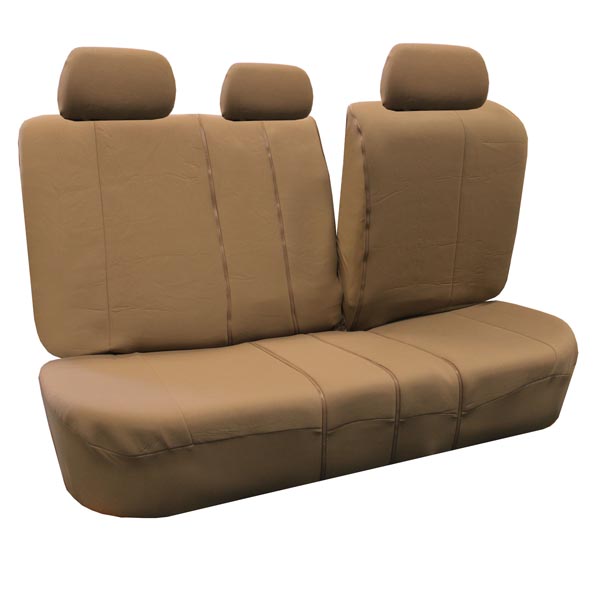 Supreme Cloth Seat Covers - Rear Taupe