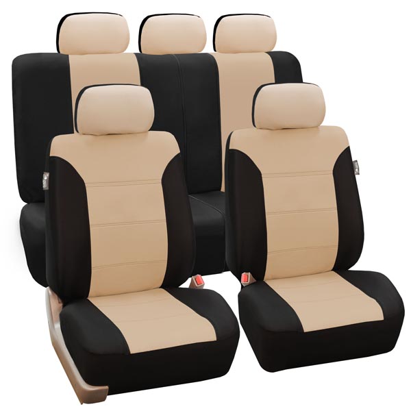 Classic Khaki Seat Covers - Full Set Beige