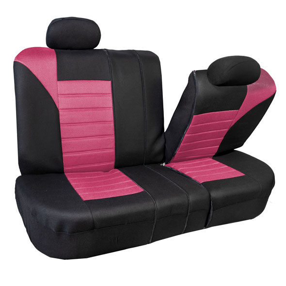 Premium 3D Air Mesh Seat Covers - Rear Pink
