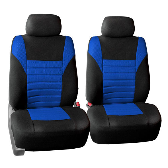 Premium 3D Air Mesh Seat Covers - Front Set Blue