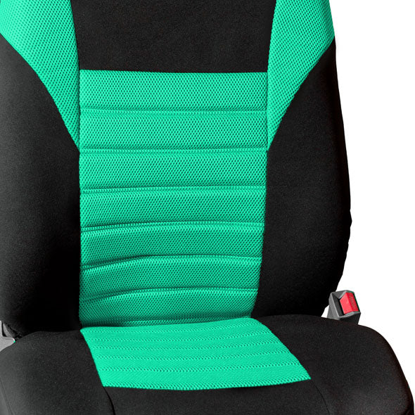 Premium 3D Air Mesh Seat Covers - Front Set Mint