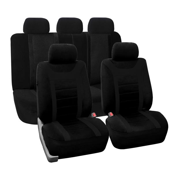 Sports Seat Covers - Full Set Black
