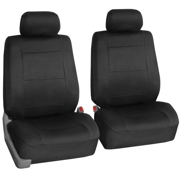 Neoprene Seat Covers - Front Set Black