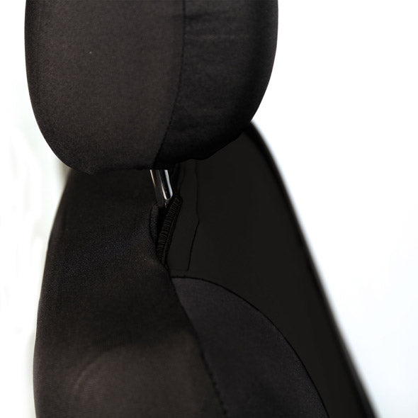 Neoprene Seat Covers - Front Set Black