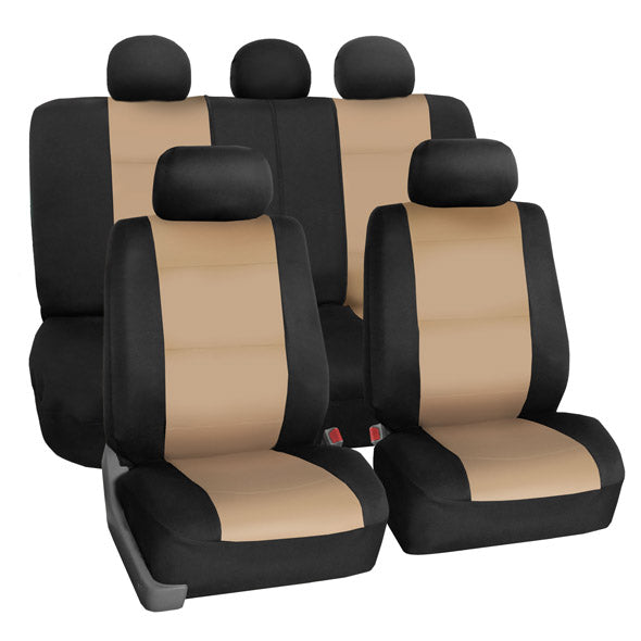 Neoprene Seat Covers - Full Set Beige