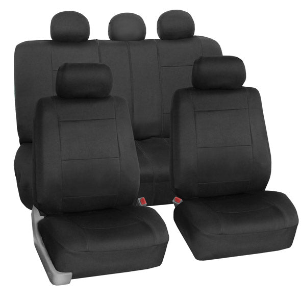 Neoprene Seat Covers - Full Set Black