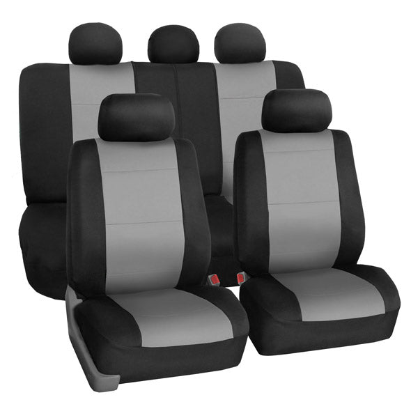 Neoprene Seat Covers - Full Set Gray