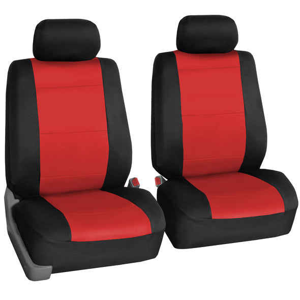 Neoprene Seat Covers - Full Set Red